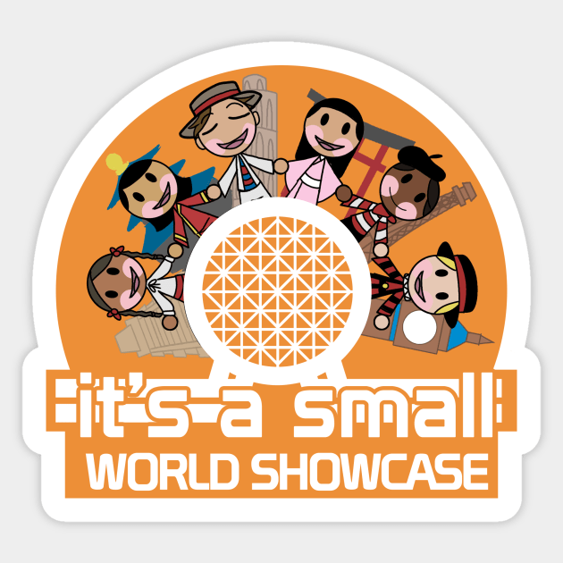 its a small world showcase Sticker by AnderGear